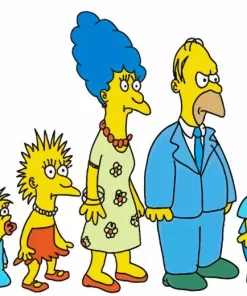 The Simpsons Family Diamond Painting