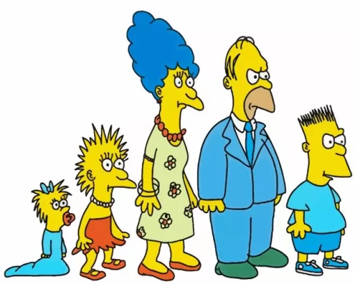 The Simpsons Family Diamond Painting