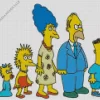 The Simpsons Family Diamond Painting