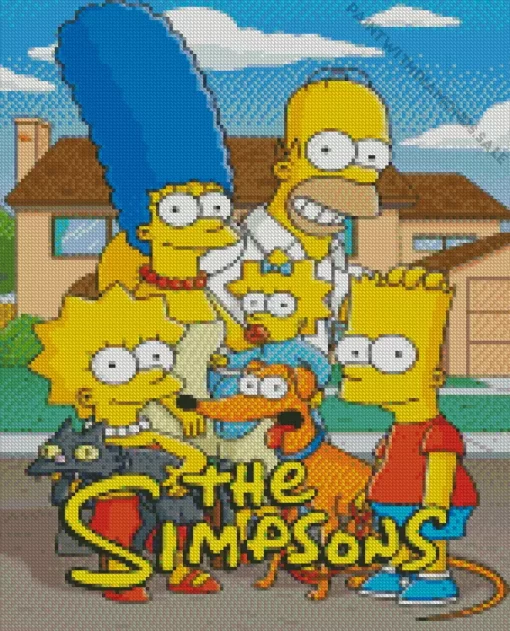 The Simpsons Posters Diamond Painting