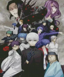 Tokyo Ghoul All Characters Diamond Paintings