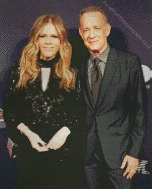 Tom Hanks And Rita Wilson Diamond Painting