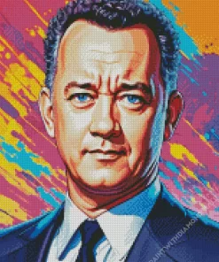 Tom Hanks Pop Art Diamond Painting