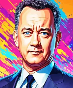 Tom Hanks Pop Art Diamond Painting