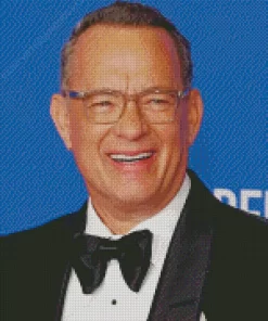 Tom Hanks Smiling Diamond Painting