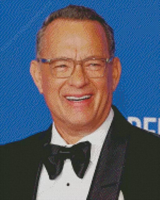 Tom Hanks Smiling Diamond Painting