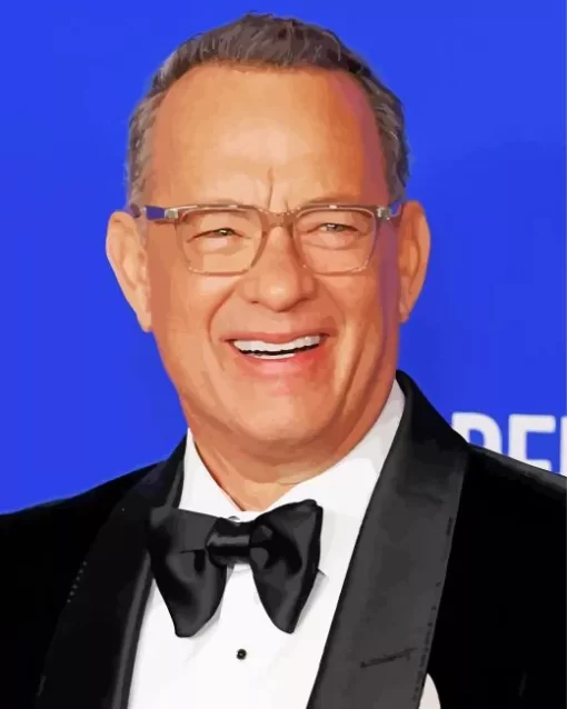 Tom Hanks Smiling Diamond Painting