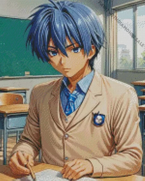 Tomoya Okazaki Clannad Diamond Paints