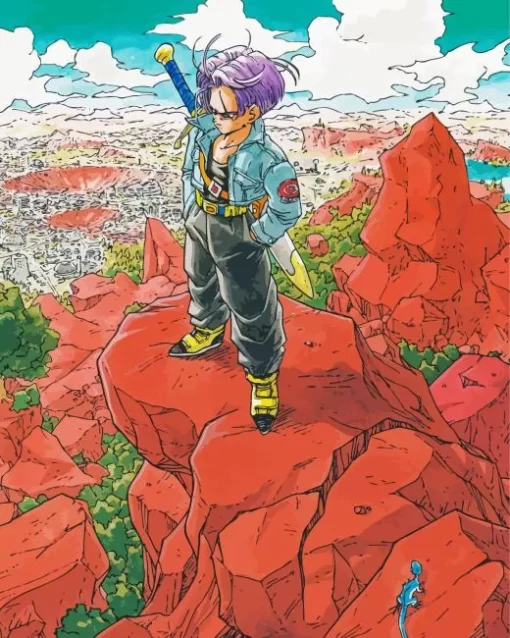 Trunks Dragon Ball Z Diamond Paintings