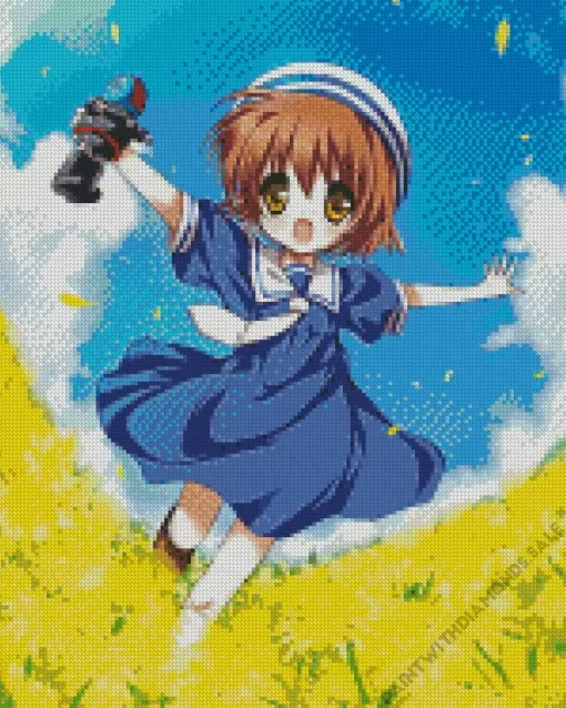 Ushio Okazaki Clannad Diamond Paints