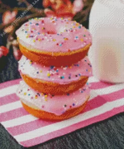 Vanilla Glazed Donuts Diamond Painting