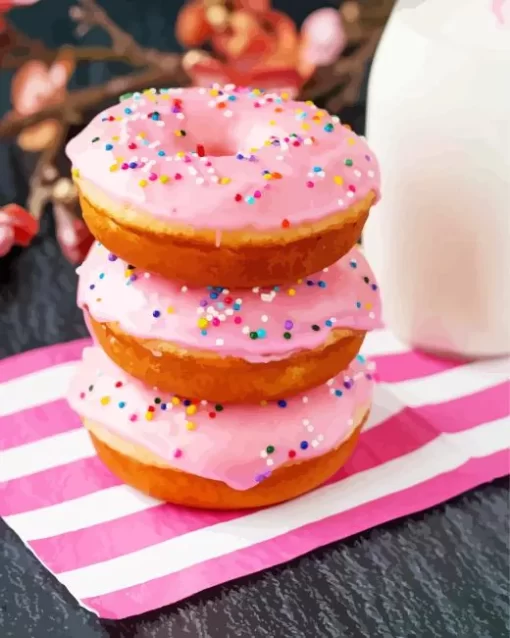 Vanilla Glazed Donuts Diamond Painting