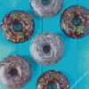 Vegan Chocolate Donuts Diamond Painting