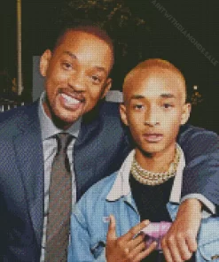 Will Smith And His Son Diamond Painting