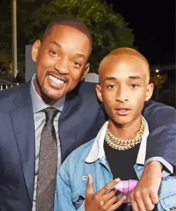 Will Smith And His Son Diamond Painting