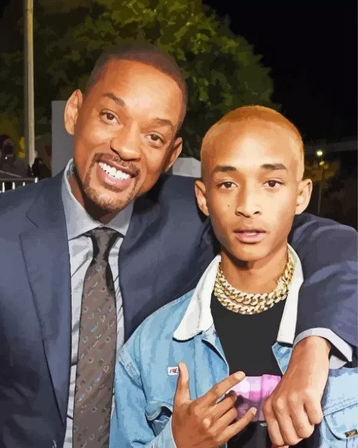 Will Smith And His Son Diamond Painting