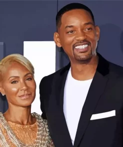 Will Smith And His Wife Diamond Painting