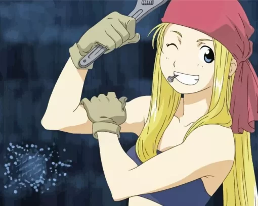 Winry Rockbell Fullmetal Alchemist Diamond Paints