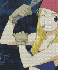 Winry Rockbell Fullmetal Alchemist Diamond With Numbers