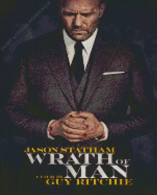 Wrath Of Man Jason Statham Diamond Painting