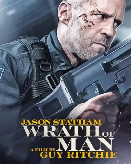 Wrath Of Man Jason Statham Poster Diamond Painting