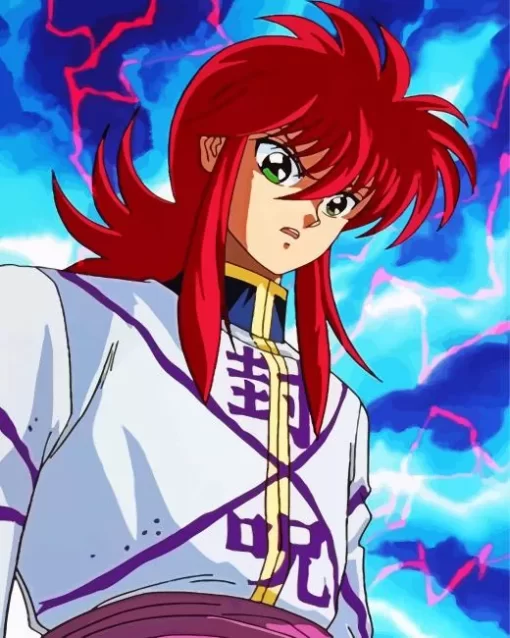 Youko Kurama Anime Character Diamond With Numbers