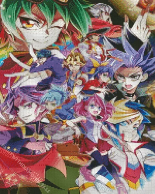 Yu Gi Oh All Characters Diamond Dotz