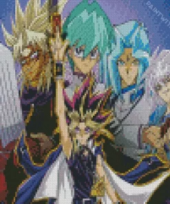 Yu Gi Oh Anime Characters Diamond Dotz