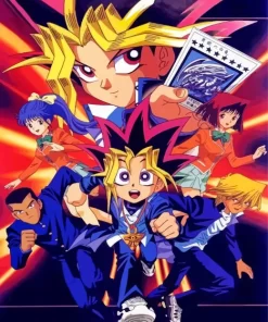 Yu Gi Oh Manga Serie Diamond Paintings