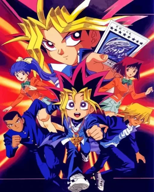 Yu Gi Oh Manga Serie Diamond Paintings