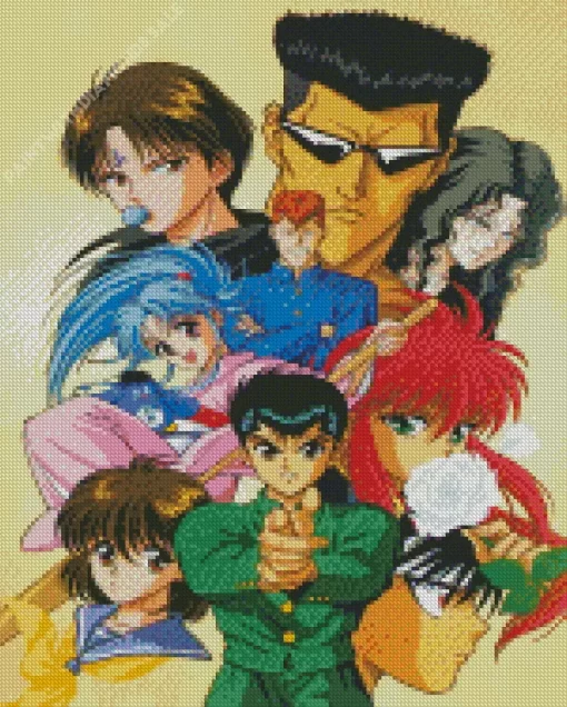 Yu Yu Hakusho Anime Diamond Dotz