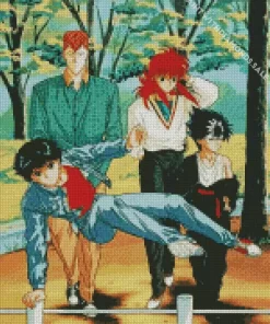 Yu Yu Hakusho Characters Diamond Dotz