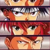 Yu Yu Hakusho Eyes Diamond With Numbers