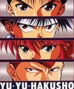 Yu Yu Hakusho Eyes Diamond With Numbers