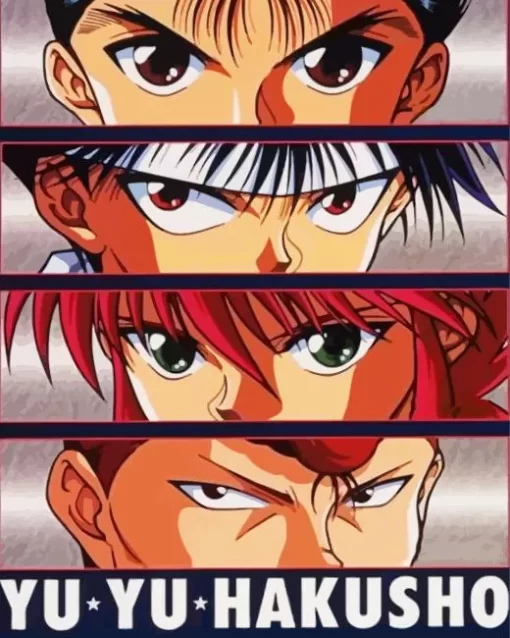 Yu Yu Hakusho Eyes Diamond With Numbers