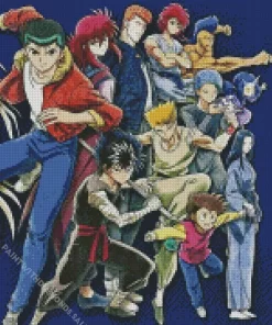 Yu Yu Hakusho Manga Characters Diamond Dotz