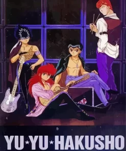 Yu Yu Hakusho Manga Poster Diamond With Numbers