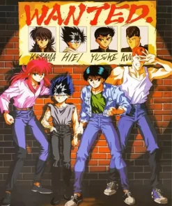 Yu Yu Hakusho Manga Serie Diamond With Numbers