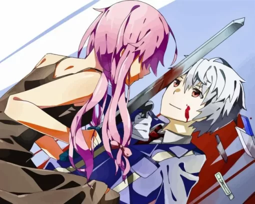 Yuno And Yukiteru Diamond By Numbers