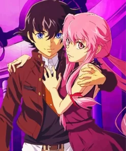 Yuno Gasai And Yukiteru Amano Diamond By Numbers