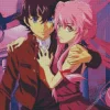 Yuno Gasai And Yukiteru Amano Diamond Paints