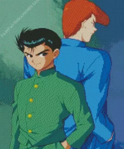 Yusuke Urameshi And Kazuma Kuwabara Diamond Dotz