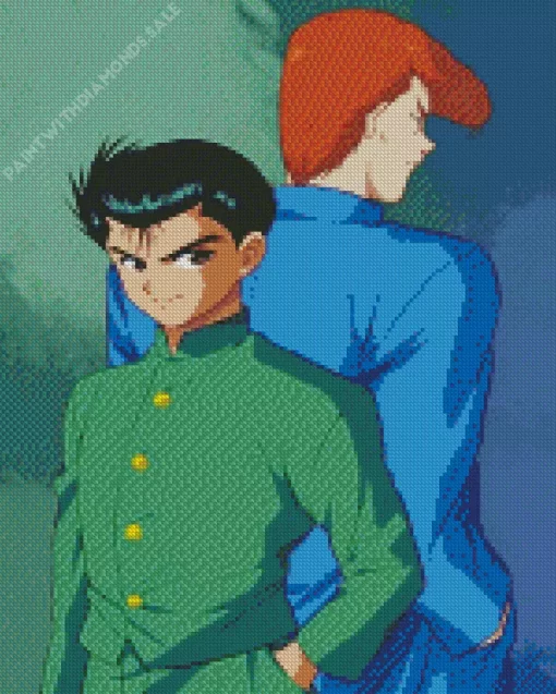 Yusuke Urameshi And Kazuma Kuwabara Diamond Dotz