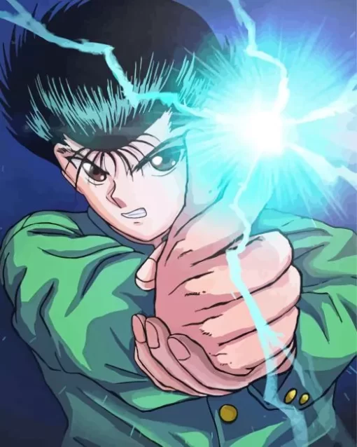 Yusuke Urameshi Yuyu Hakusho Diamond With Numbers