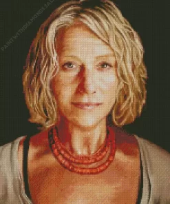 Abstract Helen Mirren Diamond Painting