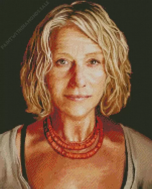 Abstract Helen Mirren Diamond Painting