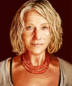 Abstract Helen Mirren Diamond Painting