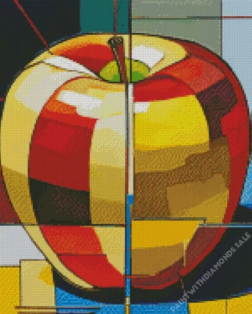 Abstract Apple Art Diamond Painting