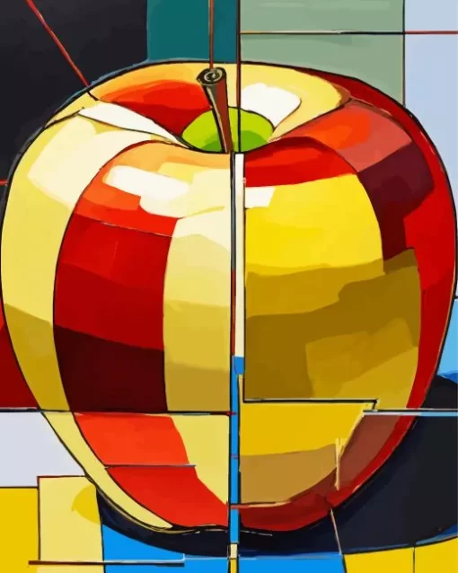 Abstract Apple Art Diamond Painting