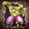 Abstract Hulk Diamond Painting